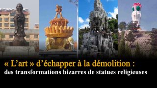 « L’art » d’échapper à la démolition : des transformations bizarres de statues religieuses