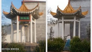 Une église du Henan dépouillée de ses symboles en représailles