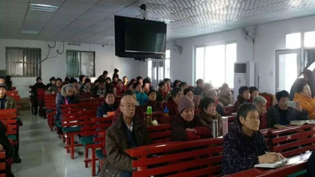 Événement relatif à la campagne des quatre exigences organisé à l’Église chrétienne de Shengfu.