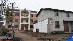 Le domicile de Xu Meilan après démolition de la cuisine