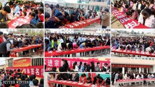 Le polissage des athées chinois commence à la maternelle