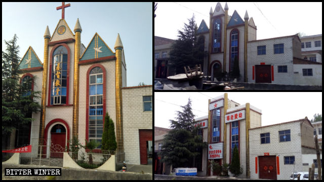 L’église des Trois-Autonomies dans la ville de Jinping a été « sinisée ».