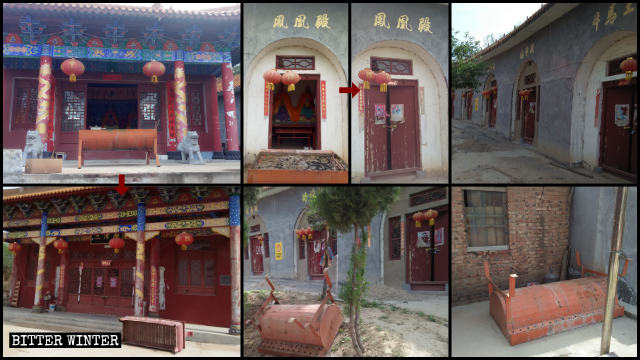 Le Grand temple de Fenghuangding a été fermé le 13 mai.