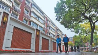 Un quartier résidentiel à Urumqi, Xinjiang
