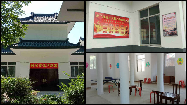 Du matériel de loisir a été installé à l’intérieur de l’église catholique du village de Luojiazhuang.