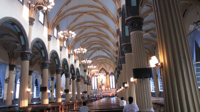 L’intérieur de la cathédrale Saint-Dominique de Fuzhou