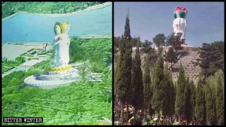 Nouvelles destructions de statues bouddhistes dans des cimetières et des zones panoramiques
