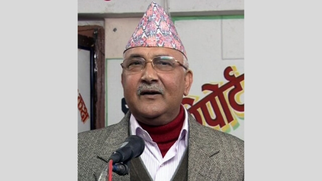 Le Premier ministre népalais Sharma Oli